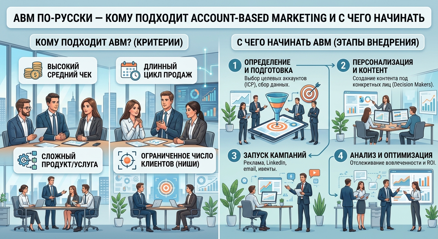 ABM маркетинг: что это, кому подходит и с чего начать